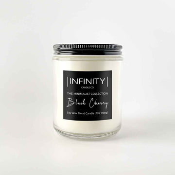 Black Cherry Candle - The Minimalist Collection - infinitycandlecompany