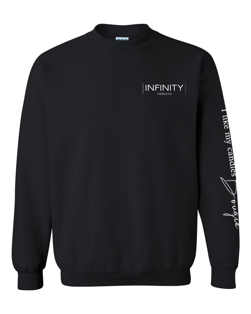 I Like My Candles Bougie Crewneck Sweatshirt - infinitycandlecompany