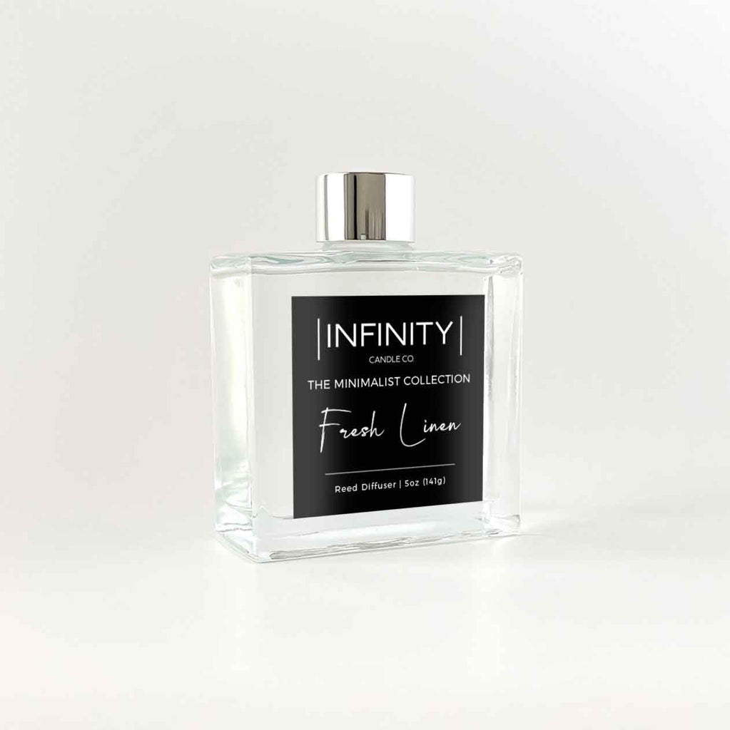 Fresh Linen Reed Diffuser - The Minimalist Collection - infinitycandlecompany