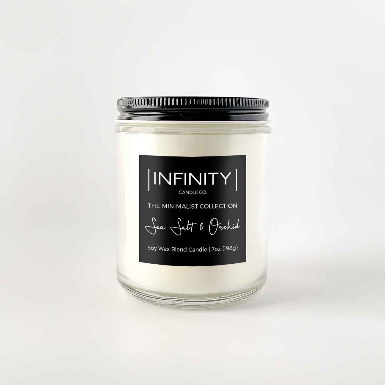 Sea Salt & Orchid Candle - The Minimalist Collection - infinitycandlecompany