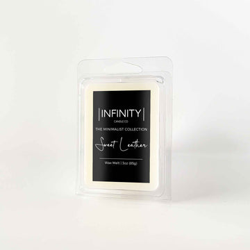 Sweet Leather Wax Melt - The Minimalist Collection - infinitycandlecompany